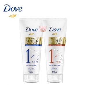 【DOVE 多芬】一分鐘護髮精華(深層修護-清潤保濕)180ml 深層修護 清潤保濕 護髮霜 一分鐘