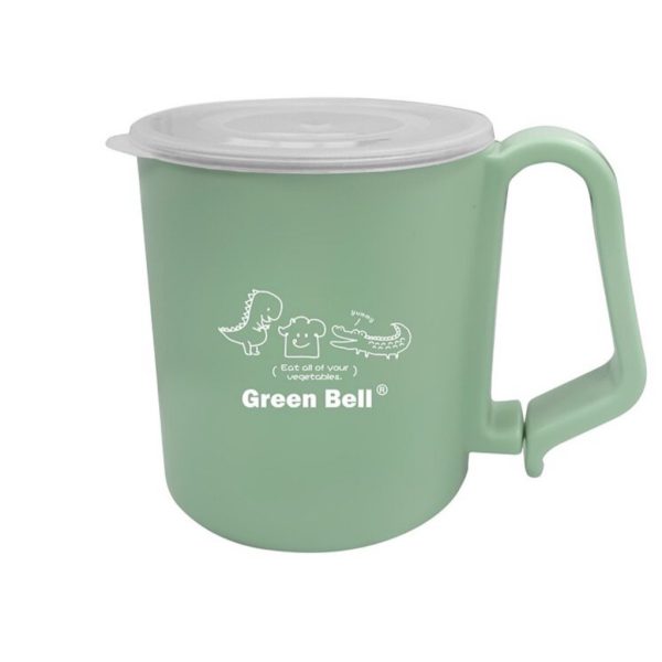 GREEN BELL綠貝兒童抗菌不鏽鋼杯-若竹綠