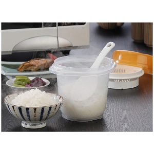 INOMATA可微波塑膠炊飯調理器900ML-1