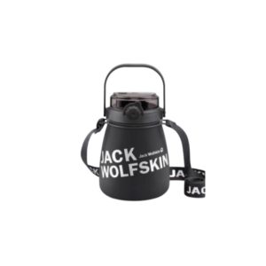 Jack wolfskin飛狼SWAG真空雙飲胖胖瓶900ml-黑色