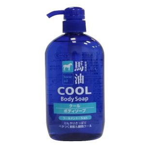 熊野COOL馬油酷涼沐浴露600ml-1