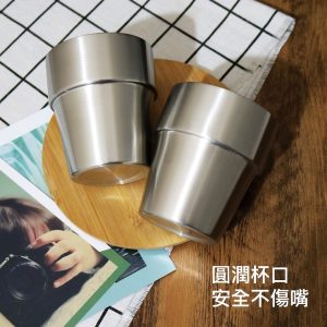 【LINOX廚之坊】316雙層隔熱杯300ml-3