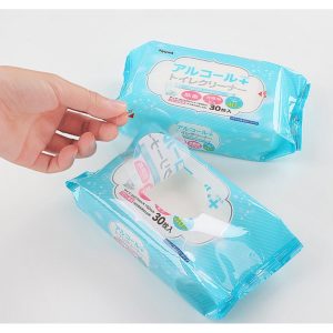 日本製【協和紙工】馬桶除菌用濕紙巾30入-3