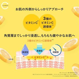 日本製【熊野】cyclear維他命C洗面乳-6