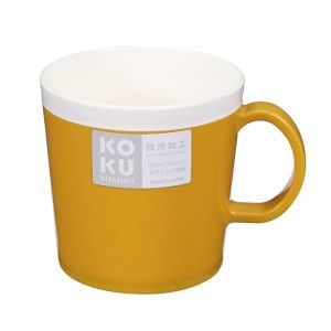 日本製【小久保Kokubo】馬克杯300ml-黃色