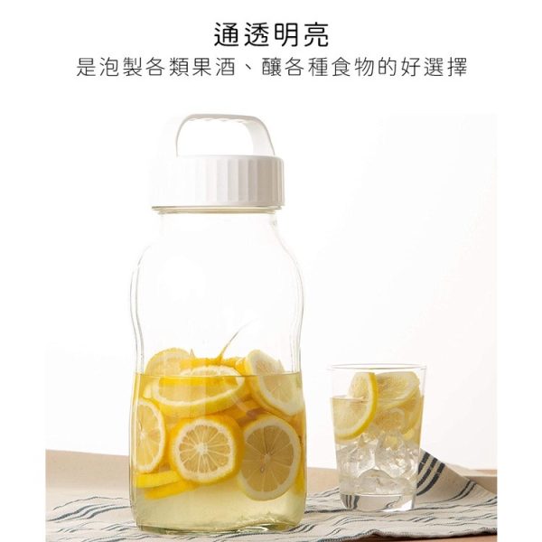 日本製【東洋佐佐木】玻璃漬物罐( 1Ｌ/2Ｌ）-6