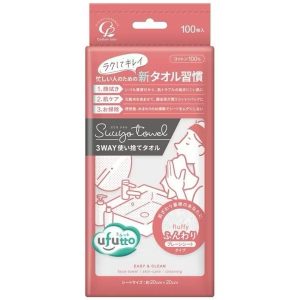 台灣製【COTTON LABO】日本純棉洗臉巾-柔軟蓬鬆100抽